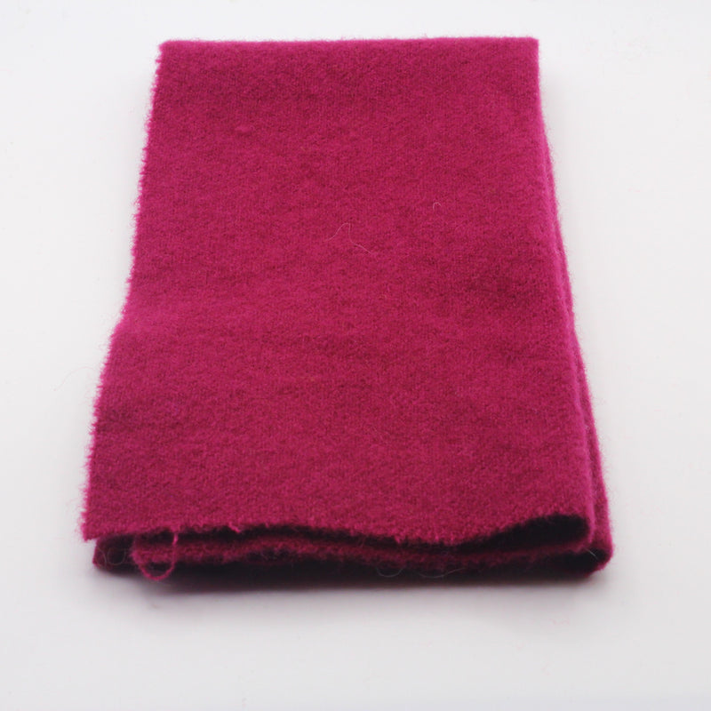 Burgundy - Hand Dyed Wool 7" Sweetheart Square