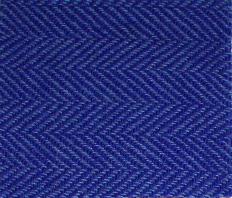 Delft Blue Herringbone Bolt Wool 7" Sweetheart Square