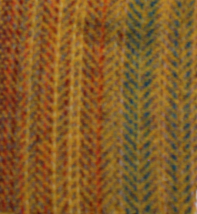 Fall Harvest Bolt Wool 7" Sweetheart Square