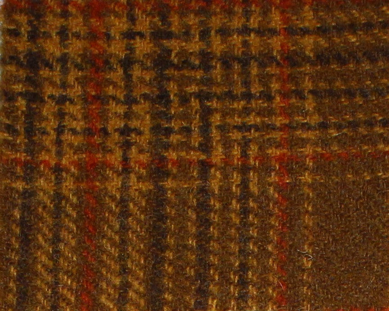 Honey Brown Stripes Bolt Wool 7" Sweetheart Square