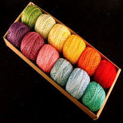 Valdani Pearl Cotton Rainbow Light Collection
