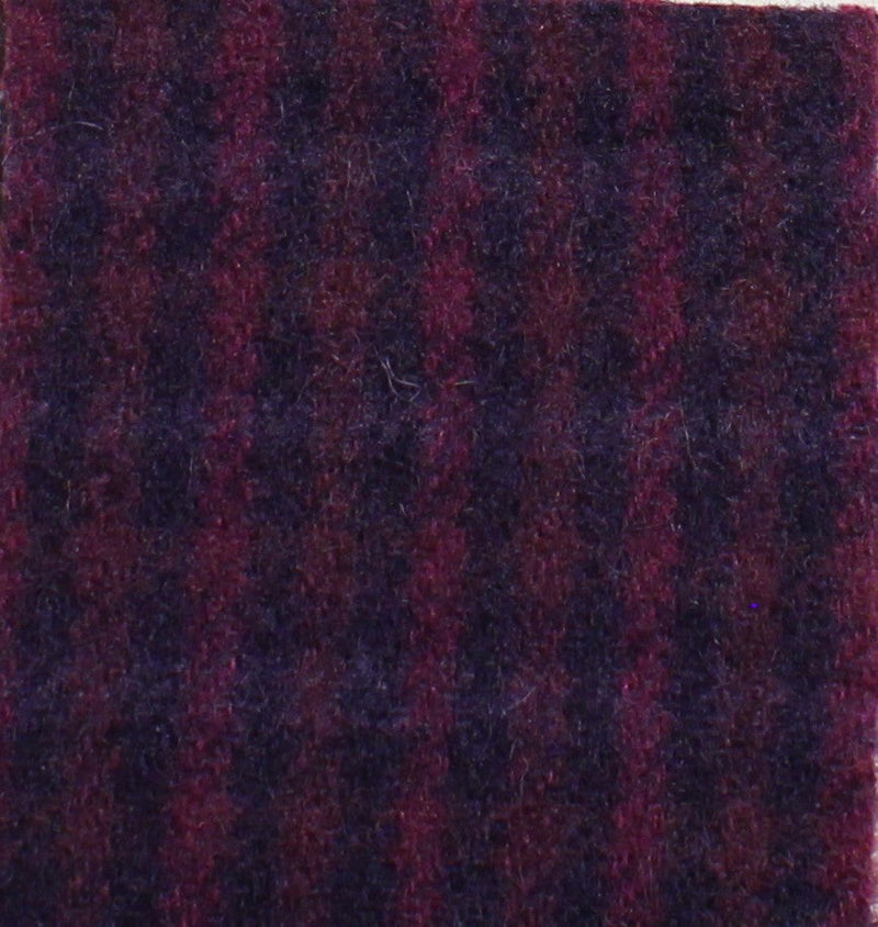 Raspberry Check Bolt Wool 7" Sweetheart Square