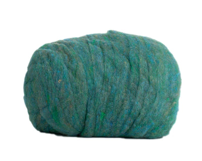 Hand Dyed Wool Batting Wood Smoke