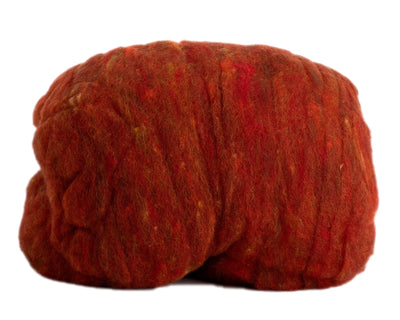 Hand Dyed Wool Batting Topaz