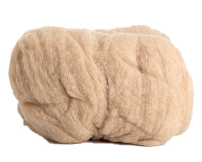 Hand Dyed Wool Batting Sand