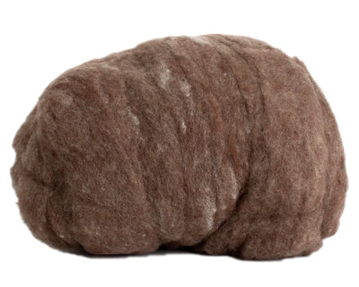 Hand Dyed Wool Batting Toffee