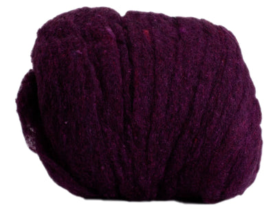 Hand Dyed Wool Batting Black Cherry