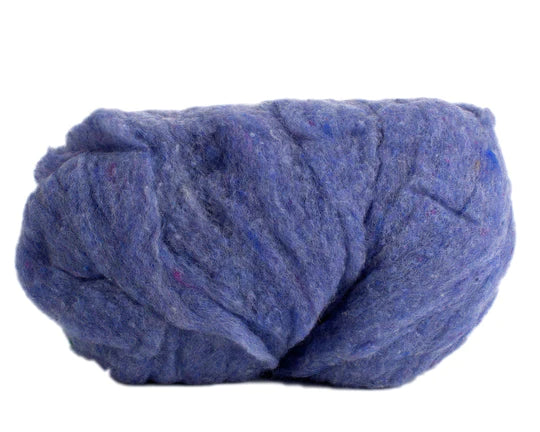 Hand Dyed Wool Batting Chicory