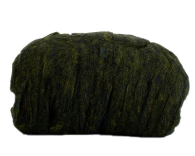 Hand Dyed Wool Batting Cypress