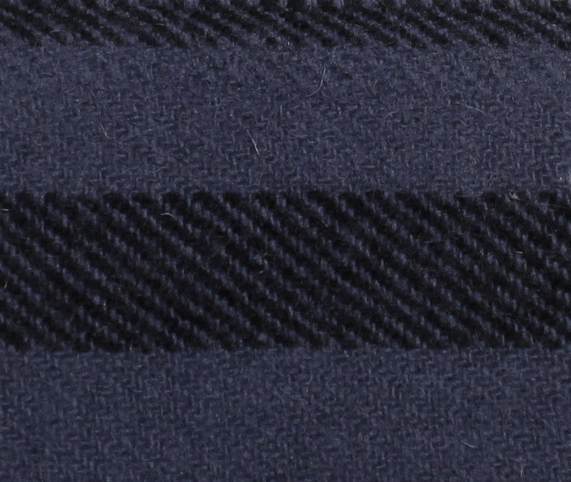 Black & Blue Stripe Bolt Wool