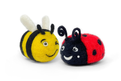 Beastie Buddies Bee & Ladybird Needle Felting Kit