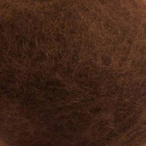 Maori Carded Wool Batt Roving -Bark