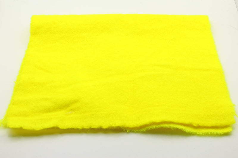 Flavine Yellow- Hand Dyed Wool 7" Sweetheart Square