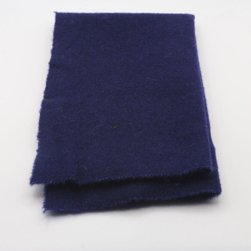 Navy - Hand Dyed Wool 7" Sweetheart Square