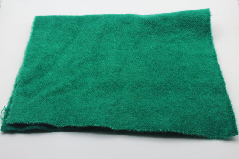 Leaf Green - Hand Dyed Wool 7" Sweetheart Square