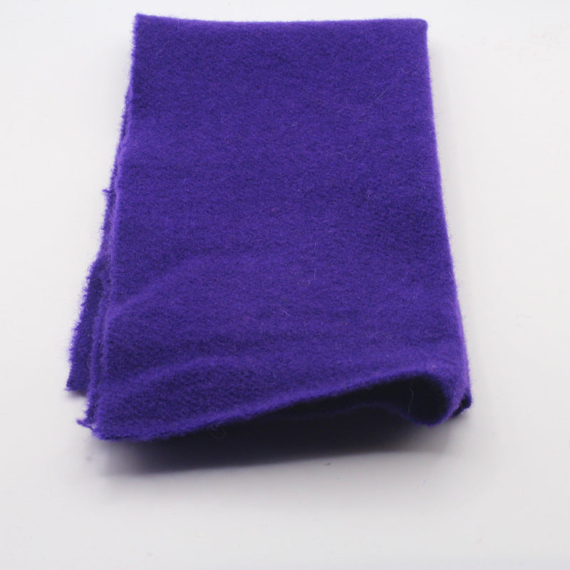Deep Purple - Hand Dyed Wool 7" Sweetheart Square