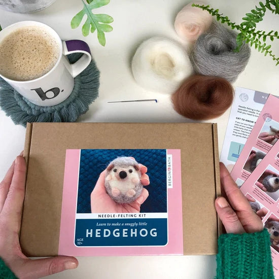 Bergin & Bath Hedgehog Needle Felting Kit