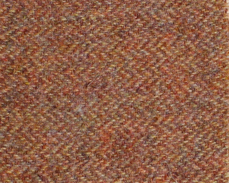 Bronze Herringbone Bolt Wool 7" Sweetheart Square