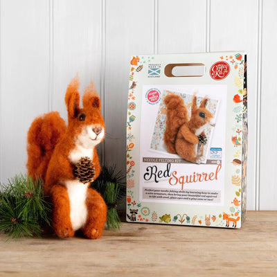 Red Squirrel Needle Felting Kit