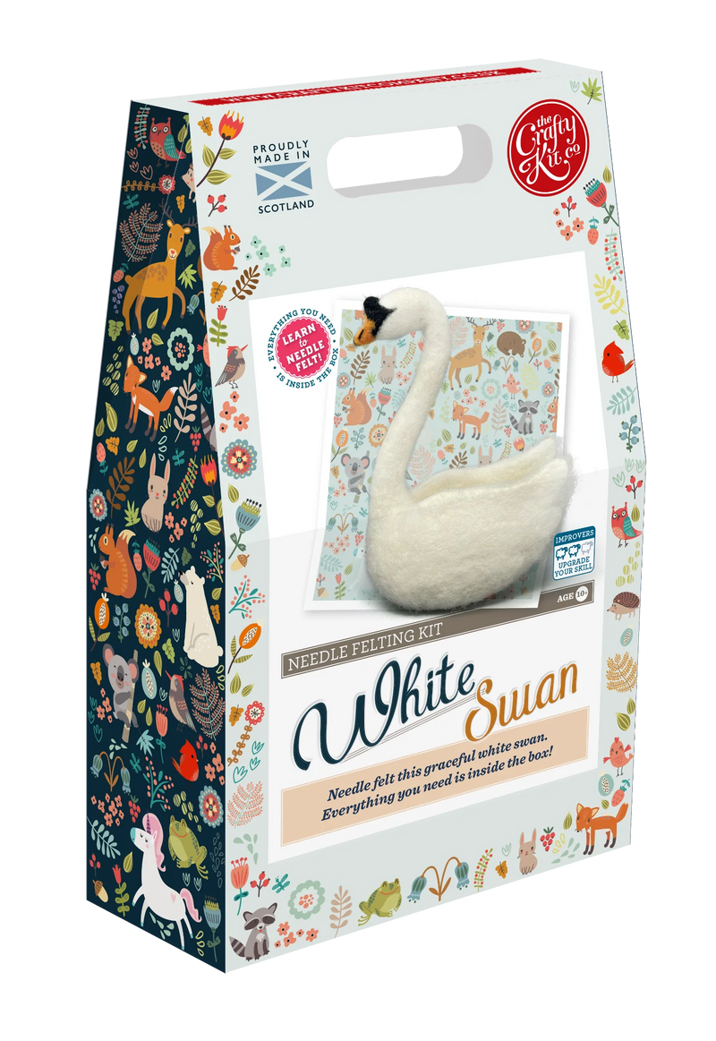 White Swan Needle Felting Kit