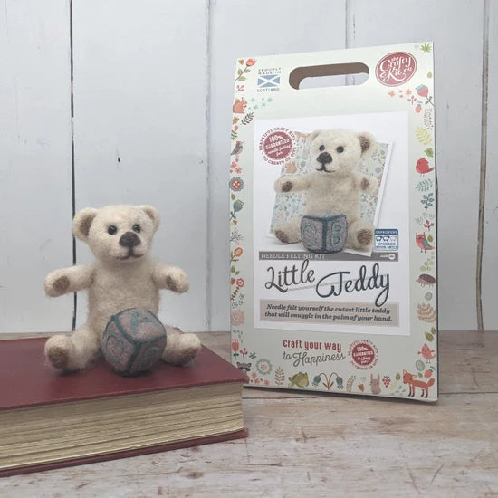 Little Teddy Needle Felting Kit