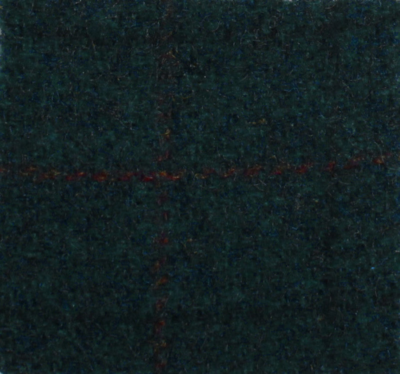 Mallard Blue Green Bolt Wool 7" Sweetheart Square