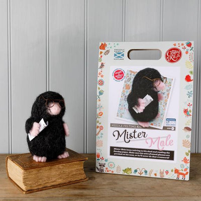 Mister Mole Needle Felting Kit