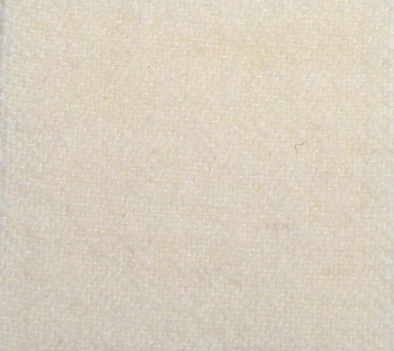 Natural Ecru "White" Bolt Wool 7" Sweetheart Square