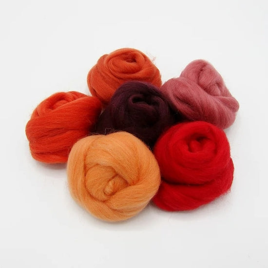 Red Tones Merino Wool Collection