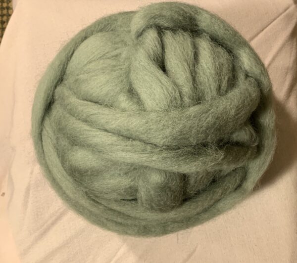 Dyed NZ Romney Roving – Blue Spruce