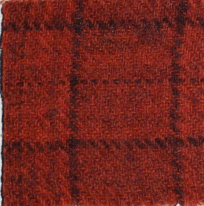 Strawberry Wine Bolt Wool 7" Sweetheart Square